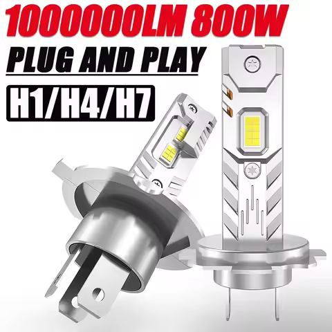 H7 H4 H1 LED Lights for Car Headlight Bulb 1000000LM Mini Wireless Auto Lamp +800% Bright Spotlights