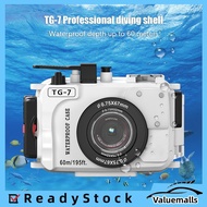 valuemalls TG7 Camera Waterproof Case Housing for Action Underwater 60m/195ft Diving Protective with
