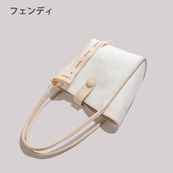Japan White Niche Design Bucket Bag Messenger Bag Women