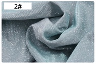 【In-demand】 1/3/5/10m Glitter Iridescent Bridal Dress Fabric Sparkle Holographic Fabric Bling Shiny 