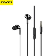 Awei PC-6 Earphone Mini Stereo In-Ear Earphones Earbud Explosive Bass Headphones In Ear Headset Earbuds Earphone with Noise isolation Superior Sound Quality 