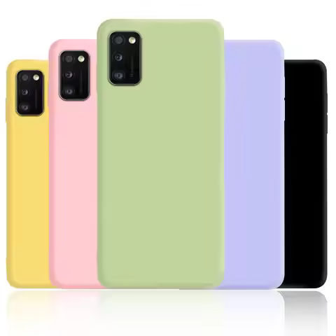 Liquid Soft Silicone TPU Case For Samsung Galaxy S20 S21 S22 S23 Plus Note 20 Ultra S21 FE 5G Back C