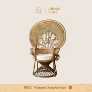 Homessential ULUWATU CHAIR - RATTAN CHAIR/RATTAN MANTEN CHAIR (Can Rent)/PREMIUM Natural Original RA
