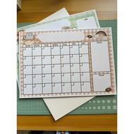 A4 Monthly Planner | Notepad