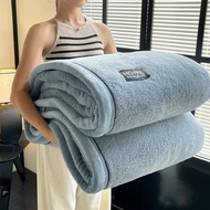 cod Plush Warm Winter Throw Blanket A Grade Coral Fleece Flannel Soft Thick Blankets for Sofa Single