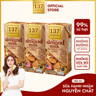 [MUA 4 LỐC 180ML TẶNG 2 HỘP KHĂN GIẤY ] Sữa Hạt 137 Degrees Thái Lan Healthy Dinh Dưỡng Nhiều Vị Lựa