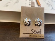 Soleil 18K gold plated 耳環