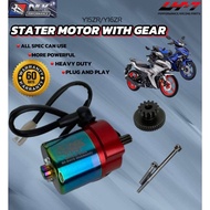 “WARRANTY 60 DAYS” NLK PERFORMANCE RACING STARTER MOTOR WITH GEAR FOR MOTOR Y15ZR/Y16ZR ORIGINAL NLK