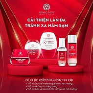 [MISS CANDY] Bộ 5 Sản Phẩm Trắng Da Mờ Thâm, Sạm, Nám, Tàn Nhang MISS CANDY Gồm: Serum HA Peptide 30