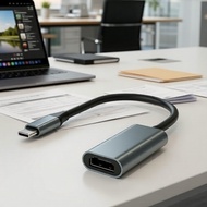 USB-C to HDMI 4K Video Adapter, USB 3.1 Type-C Male to Female Converter for Tablet Pro