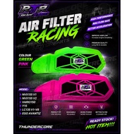 RTR RACING AIR FLITER SPONGE PINK/GREEN FOR NVX155 V1/V2 VARIO150/EGO AVANTIZ/Y15/Y16/LC135 V1-V8/RS