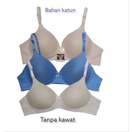 KATUN Diana brand underwire bra, cotton material, size 34,/ 36,/ 38, cup A. B B B B B