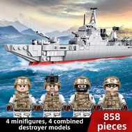 Military Battleship Assembly Toy 052D Destroyer
