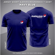 SALE MAS Malaysia Airlines T-shirt Jersey Roundneck Short Sleeves / Microfiber / Travel / Uniform