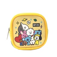 BT21 方型零錢包-黃