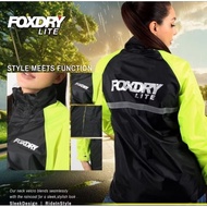 《100% Original》FOXDRY LITE RAIN coat Baju Hujan Super light Green