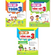 Book - Summer Review Set for Math, Vietnamese, English Grade 3 - For 3rd Grade Students Going to 4th