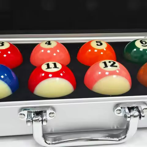 2026 Customizable Pool Table Accessories 50.8MM Color Resin Ball and 48MM White Snooker & Billiard B