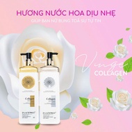Cặp dầu gội xả Collagen Vinge Trắng |Kích Thích Mọc Tóc Phục Hồi Tóc Hư Tổn️Hàng Chính Hãng Ý ALYA