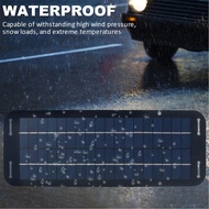 Solar Panel 5W ABS For RV Boat And Motorcycle Photovoltaic Solar Panel
