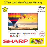 Sharp 70’’ 4K UHD Android Smart TV 4TC70CK3X X4 Master Engine Pro II Processor