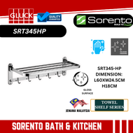 SORENTO TOWEL SHELF SRT348-ST SRT345HP Toilet Moveable Towel Shelf gantung tuala/ baju
