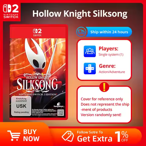 Nintendo Switch Game - Hollow Knight Silksong- Games Physical Cartridge for Nintendo Switch OLED Lit