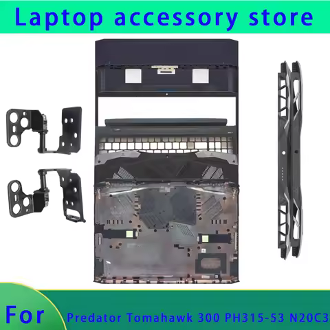 New Suitable for Predator Helios 300 N20C3 PH315-53 Laptop LCD Back Cover, Front Panel, Palm Rest Bo