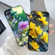 Back cover for oppo a78 5g / oppo a58 5g / oppo a78 / oppo a58 with gentle floral print