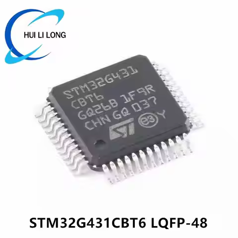 STM32G431CBT6 LQFP-48 STM32G431 STM32 G431CBT6 LQFP48 Cortex-M4 32-bit Microcontroller MCU IC Contro