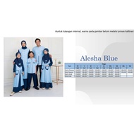 Gamis Sarimbit Nibras 2023 Alesha Blue / Baju Couple Koko Gamis Nibras