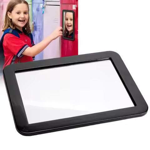 Magnetic Locker Mirror Rectangular Magnetic Mirror For School Locker Smooth Locker Accessories For B