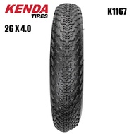 1PCS Kenda K1167 Fat Tire 26x4.0 Bike Clincher Tires 26x4 Bicycle Tyre Thickening Mountain