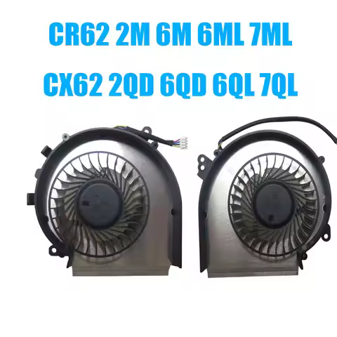 For MSI CR62 2M 6M 6ML 7ML CX62 2QD 6QD 6QL 7QL 5VDC 0.55A 4PIN 4Lines Laptop CPU GPU Fan New