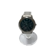 Agnes b. others quartz wrist watch analogues -- BLK SLV V33J-0010 Direct from Japan Secondhand