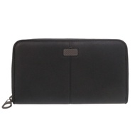 近全新 Bottega Veneta 黑色長真皮皮夾 1320 [二手] BOTTEGAVENETA