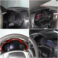 For Chevrolet Corvette C7 2014-2019 ABS Matt Black Car Dashboard Panel sticker Covers Trim Auto Acce