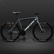 Lightweight Multi-Speed Road Bike Double Disc Brakes Road Bike High-Carbon Steel Frame Personal Tran