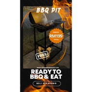 BBQ Grill Outdoor Drum Set Tong Drum 25L