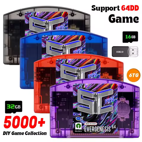 SC64 Open Source Game Card 5000 in 1 N64 Game Cartridge For Nintendo 64 Game Card free TF Card Compa