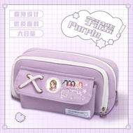 Han Entertainment Shop gidle Girl Group Peripheral Large-Capacity Simple Pencil Case All Members Ye 