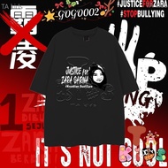 Daily 2025 Stop bullying BAJU VIRAL JUSTICE FOR ZARA DESIGN t Round neck top#041 Printing T-shirt Un