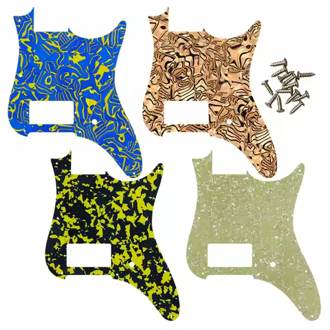 Pleroo Custom Guitar Parts - For MIJ Ibanez AZ224 H Guitar Pickguard Pickup Scratch Plate Multicolor