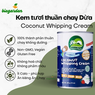 Kem tươi thuần chay từ dừa Whipping Cream Natures Charm Coconut Whipping Cream 400ml Ăn Chay - Ăn Ki