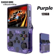 เครื่องเกมพกพา R36S 128GB 20000 เกมส์ จอmini IPS 3Dภาพชัด ระดับ Pro ปฎฺิบัติการระบบ Linux ของแท้100%