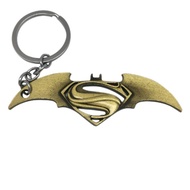 Batman and Superman Keychain