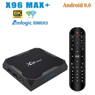 X96 Max+tv box S905X3 Android 9 Set Top box 5gwifi with Bluetooth 4.0 tv box HD 4K
