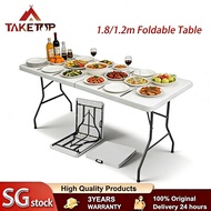 [SG Stock] Foldable Multifunctional HDPE Table 1.22m/1.8m Study/Dining Table 可折叠多用途桌子