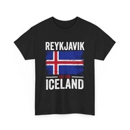 Iceland Flag T-Shirt Vintage Iceland's Scandinavian Tradition
