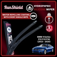 RunShield For BMW 4 Series F32/F33/F36 2013-2020 Hydrophobic Coating Silicone Wiper Blade Windshield